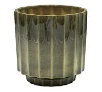 Ivyline Planter, Ceramic, Green Reactive, H16cm x D16cm