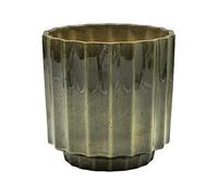 Ivyline Planter, Ceramic, Green Reactive, H13cm x D13cm