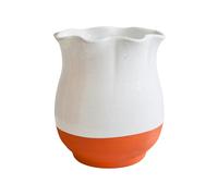 Ivyline Moreton Scalloped Vase - Ivory