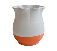 Ivyline Moreton Scalloped Vase - Olive