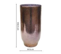 Ivyline Opulent Metallic Bronze Tall Vase H32.5Cm W16Cm