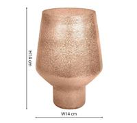 Ivyline Opulent Tall Curved Metallic Gold Vase H26Cm W20Cm