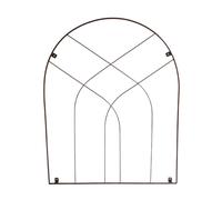 Outdoor Arch Trellis Bronze H100cm W80cm Ivyline Bronze M