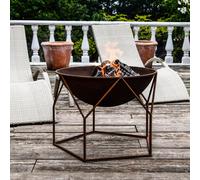 Ivyline Outdoor Buckingham Fire Pit - Rust