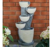 Ivyline Outdoor Cascading Bowl Waterfeature