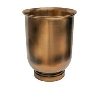 Ivyline Outdoor Hampton Copper Metal Urn - Tall