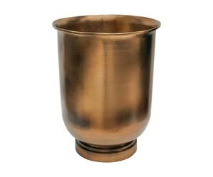 Ivyline Outdoor Hampton Copper Metal Urn - Tall