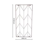 Ivyline Outdoor Herringbone Trellis Bronze H120Cm W60Cm