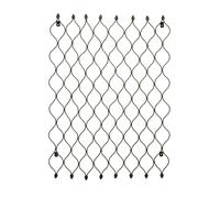 Ivyline Outdoor Honeycomb Trellis - Large - Zinc