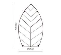 Ivyline Outdoor Leaf Trellis Bronze H100Cm W80Cm