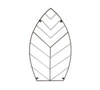 Outdoor Leaf Trellis Bronze H100cm W80cm Ivyline Bronze M