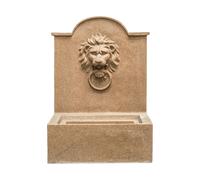 Outdoor Luxury Lion Water Feature Sandstone H78CM W59CM