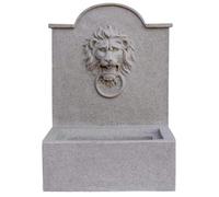 Ivyline Outdoor Luxury Lion Water Feature - Sandstone - UV Stable & Frost Resistant Premium Quality Decorative Stylish Garden Fountain - H78cm x W59cm