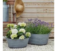 Ivyline Outdoor Matlock Oval Planter