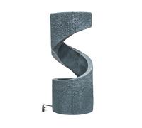 Ivyline Outdoor Spiral Water Feature Cement