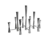 Ivyline Parker 11 Piece Candle Centerpiece in Silver