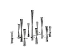 Ivyline Parker 11 Piece Silver Candle Centerpiece H42cm W52cm Ivyline Silver