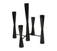 Ivyline Parker 5 Piece Candle Centerpiece - Black