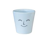 Ivyline Plant Pot Planter, Ceramic, Blue, Medium