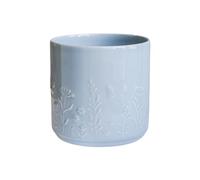 Ivyline Plant Pot Planter, Ceramic, Blue, Medium