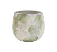 Ivyline Plant Pot Planter, Ceramic, Green, Large