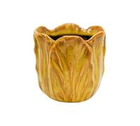 Ivyline Plant Pot Planter, Ceramic, Mustard, Large