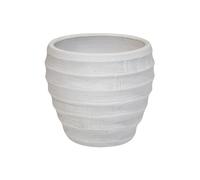 Ivyline Plant Pot Planter, Ceramic, White, Small