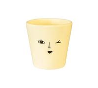 Ivyline Plant Pot Planter, Ceramic, Yellow, Medium