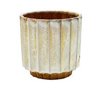 Ivyline Planter, Ceramic, Mustard Reactive, H13cm x D13cm