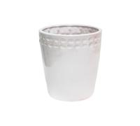 Ivyline Planter, Ceramic, White Terracotta, 18.5 x 19cm