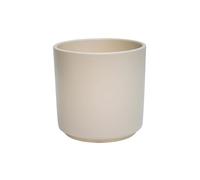 Ivyline Prague Planter in Cotton with Waterproof Exterior and Cylindrical Shape - Matte Finished Flower Pot - Modern Home Decoration - H18 x D20 cm