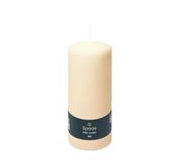 Ivyline S0073201037 Spaas Unscented Pillar Candle, ± 90 Hours, Ivory, 78mm Diameter, 200mm Height