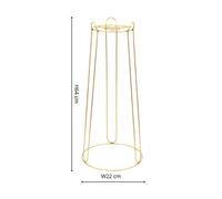 Ivyline Saluzzo Gold Plant Stand H64Cm D22Cm