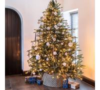 Ivyline Seagrass Round Foldable Diamond Wicker Tree Skirt D60cm in Light Brown | Size: Medium Ivyline Light Brown Medium