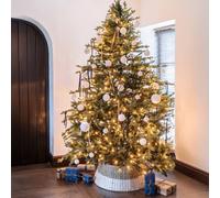 Ivyline Seagrass Round Foldable Diamond Wicker Tree Skirt D70cm in Light Brown | Size: Medium Ivyline Light Brown Medium