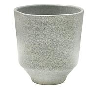 Ivyline Speckled Orchid Planter in Pebble - Premium Quality & Waterproof - Stylish Lightweight Indoor Earthenware Flower Orchid Pot - H14cm x D13cm