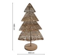 Ivyline Sustainable Rattan Christmas Tree H80Cm