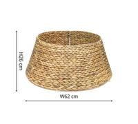 Ivyline Sustainable Water Hyacinth Foldable Round Tree Skirt H26Cm W62Cm