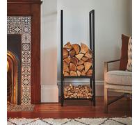 Ivyline Tall Square Shelved Log Storage