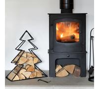 Ivyline Tree Log Holder Black Set of 2