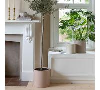 Ivyline Valetta Blush Terrazzo Planter Set of 3 Premium Glaze in Light Pink Ivyline Light Pink