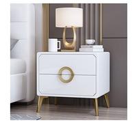 IvyLoutish Drawer Dresser Bedside Table Modern Minimalist Paint Complete Storage Side Table Bedroom White Bedside Locker Suitable For Family Living Room Bedside Table,C