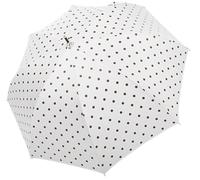 IvyLoutish Eight-bone Straight Umbrella With Long Handle And Black Plastic Umbrella