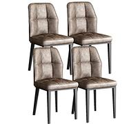 IvyLoutish Ergonomic and Comfortable Design Dining Kitchen Chairs, Side Chairs with Soft PU Leather Cushion Seat, for Lounge, Office, Dressing Table