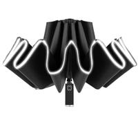 IvyLoutish Vinyl Ten-bone Reverse Automatic Umbrella Business Men's Umbrella Large Fully Automatic Umbrella