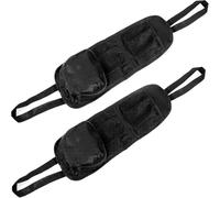 IVYMEIMEI 2 Pcs Car Organisers for Peugeot 3008 II M I 2016-2024, Car Seat Side Storage Bag with 3 Pockets Non-Slip Car Front Seat Mesh Hanging Bag for Auto Small Items