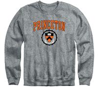 Ivysport Barnesmith Princeton University Tigers Crewneck Sweatshirt, Heritage, Charcoal Grey, X-Large