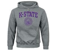 Ivysport Hooded Sweatshirt, Cotton/Poly Blend, Heritage Logo Grey - grey - Large