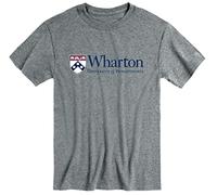 Ivysport University of Pennsylvania Wharton Business School Short-Sleeve T-Shirt, Charcoal Heather, XX-Large