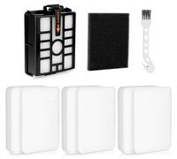 IW1511UK IW3611UKT Replacement Filter for Shark Detect Pro Cordless Auto-Empty System Anti Hair Wrap Vacuum Cleaner, 1 Hepa Filter and 3 Foam&Felt Sponge Filters